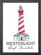 VUURTOREN WESTERLICHT A2 POSTER IN LIJST - JOYIN