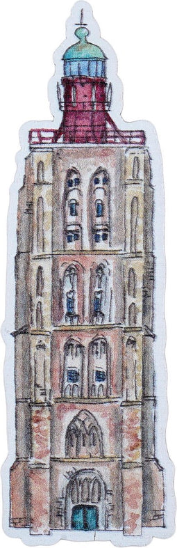 VUURTOREN WESTKAPELLE HOUTEN MAGNEET - JOYIN