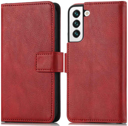 iMoshion Hoesje Geschikt voor Samsung Galaxy S22 Hoesje Met Pasjeshouder - iMoshion Luxe Bookcase - Rood