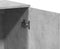 vidaXL - Dressoir - 79x38x80 - cm - bewerkt - hout - betongrijs