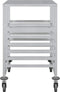 vidaXL - Dienbladenwagen - met - 12 - GN-bakken - 75x55x87 - cm - roestvrij - staal