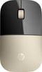 HP Z3700 - Draadloze Muis - Compact en Elegant - Zwart met Goud