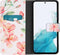 iMoshion Hoesje Geschikt voor Samsung Galaxy A54 (5G) Hoesje Met Pasjeshouder - iMoshion Design Softcase Bookcase - Roze / Blossom Watercolor