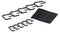APC AR8113A - Rack accessoire - Kabelmanagementringen - Zwart