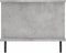 vidaXL - Salontafel - 90x50x40 - cm - bewerkt - hout - betongrijs