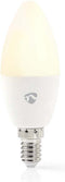 Nedis SmartLife Multicolour Lamp - Wi-Fi - E14 - 350 lm - 4.5 W - RGB / Warm Wit - 2700 K - Android / IOS - Kaars - 1 Stuks