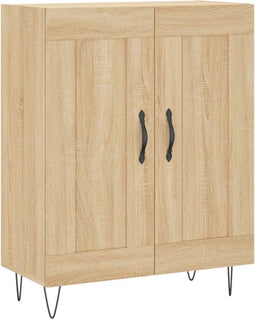 vidaXL - Dressoir - 69,5x34x90 - cm - bewerkt - hout - sonoma - eikenkleurig