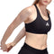 adidas Don't Rest Alphaskin - Sportbeha - Medium ondersteuning - Zwart - Maat L