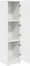 vidaXL - Highboard - Wit - 31,5x32x124 - cm - Gelaagd - hout