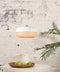 GOOD&MOJO Hanglamp Mekong - Wit/Bamboe - Plat - Ø40cm - Scandinavisch,Bohemian - Hanglampen Eetkamer, Slaapkamer, Woonkamer