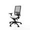 Piqueras y Crespo 3D066N0 - Bureaustoel - Verstelbare hoogte met armleuning en hoofdsteun - Wit