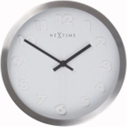 Paniki Number wandklok wit - NeXtime