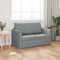 vidaXL - Vloersofa - Bed - 2-in-1 - Lichtgrijs - 124x71x78 - cm - Stof