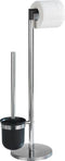 WENKO Parus - Toiletbutler - Toiletrolhouder en Toiletborstelhouder - RVS glanzend (1 stuk)