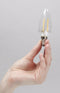 XQLITE - LED Kaarslamp - E14 2 Watt Filament Warmwit 2700K (5 stuks)