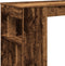 vidaXL - Bartafel - met - rekken - 102x50x103,5 - cm - bewerkt - hout - oud - houtkleur