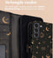 iMoshion Hoesje Geschikt voor Samsung Galaxy S21 FE Hoesje Met Pasjeshouder - iMoshion Design Bookcase smartphone - Zwart / Sky Black