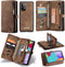 Caseme - vintage 2 in 1 portemonnee hoes - Geschikt voor Samsung Galaxy A52 / A52s - Bruin