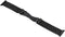 iMoshion Stalen watch bandje geschikt geschikt voor Apple Watch Series 1 / 2 / 3 / 4 / 5 / 6 / 7 / 8 / 9 / SE / Ultra (2) - 42 / 44 / 45 / 49 mm - Zwart