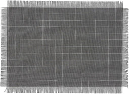 Placemat Bidasoa Ikonic Zwart PVC (47,5 x 29,5 cm) (Pack 12x)