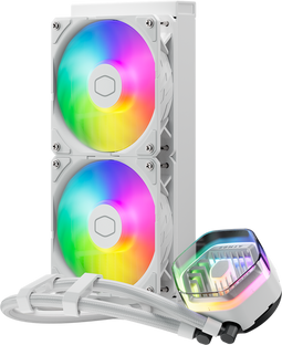 Cooler Master MasterLiquid 240 - All-in-One Waterkoeler - 240mm radiator met ARGB - Wit