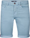 Petrol Industries - Heren Jackson Gekleurde Denim Short Coconut - Blauw - Maat S