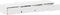 vidaXL - Lade - voor - Bed - in - Wit - 120x36,5x16,5 - cm - Gemaakt - van - Houtvezelplaat