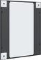 vidaXL - Wandspiegel - rechthoekig - 50x60 - cm - ijzer - zwart