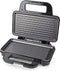 Nedis Sandwich maker - 900 W - 26.8 x 14.5 cm - Automatische temperatuurregeling - Aluminium / Kunststof