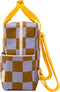 Sticky Lemon Backpack/Boekentas Small Farmhouse - Checkerboard - Blooming Purple - Soil Green