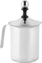 Kinghoff 3126 - Melkopschuimer Handmatig - RVS - 800 ml - Vaatwasserbestendig - Barista - Melkkan