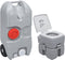 vidaXL - Campingtoilet - en - watertankset - draagbaar