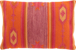 J-Line Kussen Vrolijk Etnisch Katoen Roze / Paars