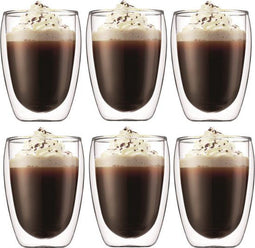 Bodum Pavina 4559-10-12 - Set van 6 dubbelwandige glazen 35cl - Isolerend (set van 6)