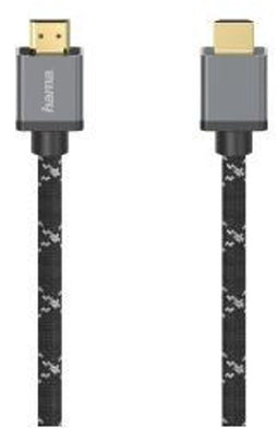 Hama 00205239 - HDMI Kabel - 8K @ 60 Hz/4K @ 120 Hz - Grijs Zwart 200 cm