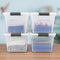 Juskys - Opbergbox 60 L - 4-Delig - Kunststof - Wit