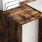 vidaXL - Kaptafel - Gerookt - Eiken - 78,5x37x154,5 - cm - Gefabriceerd - Hout