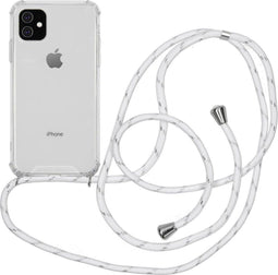 iMoshion Hoesje Geschikt voor iPhone 11 Hoesje Met Koord - iMoshion Backcover met koord - Transparant