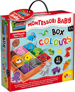Lisciani Box Colours Classificatie Kinderspel 53 Montessori Figuren Veelkleurig