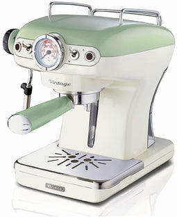 Ariete 1389 - Espresso Machine - 15 bar druk en melkopschuimer - Groen