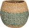 Mica Decorations Billy - Plantenmand - H37 x Ø40 cm - Zeegras - Groen