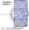 iMoshion Hoesje Geschikt voor Samsung Galaxy S10e Hoesje Met Pasjeshouder - iMoshion Design Bookcase smartphone - Meerkleurig / White Blue Stripes