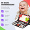 MontiPlay® Buikligtrainer Baby - Knisperboekje Baby - Baby speelgoed 6 maanden - Educatief Speelgoed