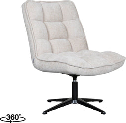 LABEL51 Vince Fauteuil - Naturel - Velvet - One Size - -