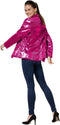 Dressforfun Paillettenjas - Dameskostuum - Glinsterende pailletten - Pink XXL