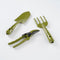 Mica Decorations Tuingereedschap - Set van 3 - Metaal - Groen (set van 3)