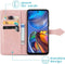 iMoshion Hoesje Geschikt voor Motorola Moto E32s / Moto E32 Hoesje Met Pasjeshouder - iMoshion Mandala Bookcase - Rosé Goud