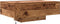 vidaXL - Salontafel - met - LED-verlichting - Oude - Hout - 85x55x31 - cm