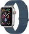 imoshion Magnetisch lederen bandje - Geschikt voor Apple Watch 1, 2, 3, 4, 5, 6, 7, 8, 9, 10 (42 mm), SE - 38/40/41 mm - Blauw - One Size