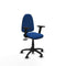 Piqueras y Crespo B2D01RF - Bureaustoel - Verstelbare hoogte met armleuning - Blauw